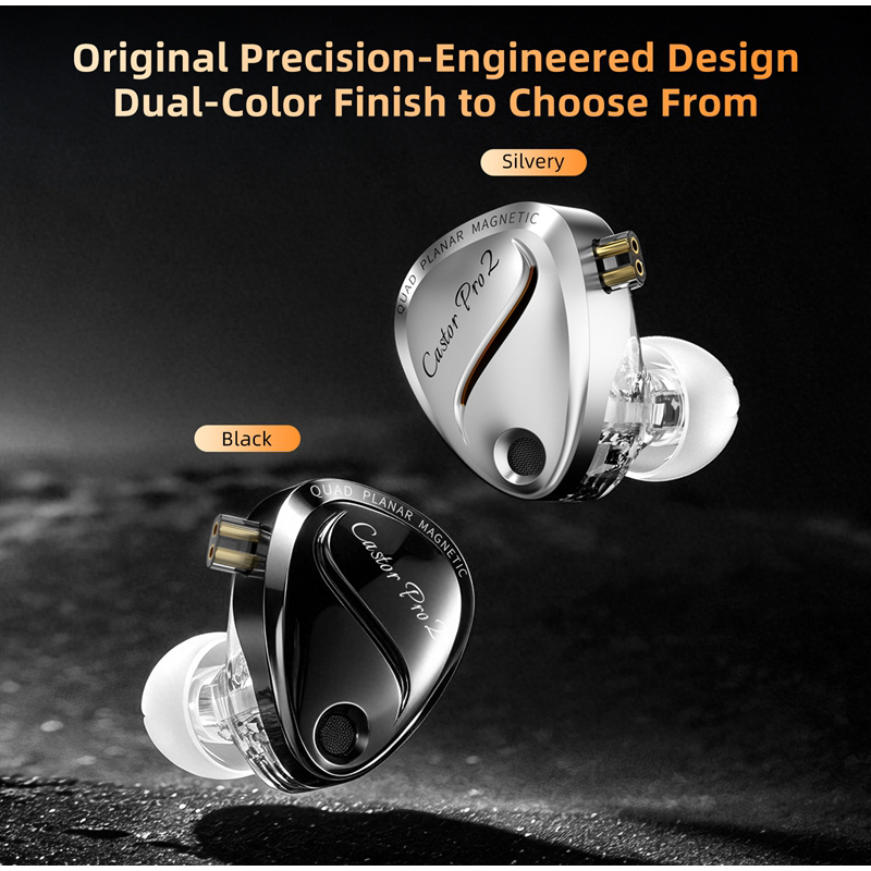 Type C Wired Earphones With Mic - سماعة أذن KZ Castor Pro 2