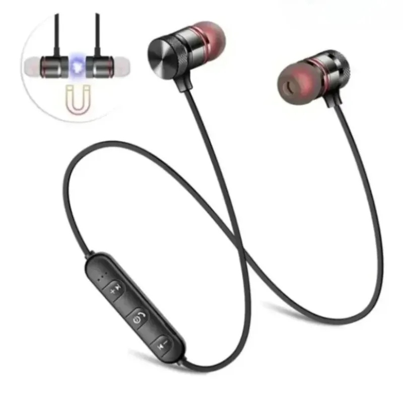 1-4 قطع من سماعات البلوتوث الل - مراجعة Magnetic Neckband Sports Earphones وسعره
