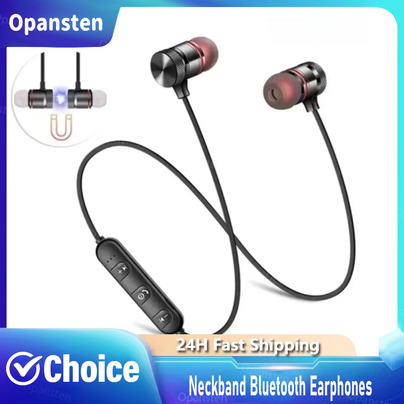 سماعات أذن بلوتوث مغناطيسية دا - مراجعة Magnetic Neckband Sports Earphones وسعره