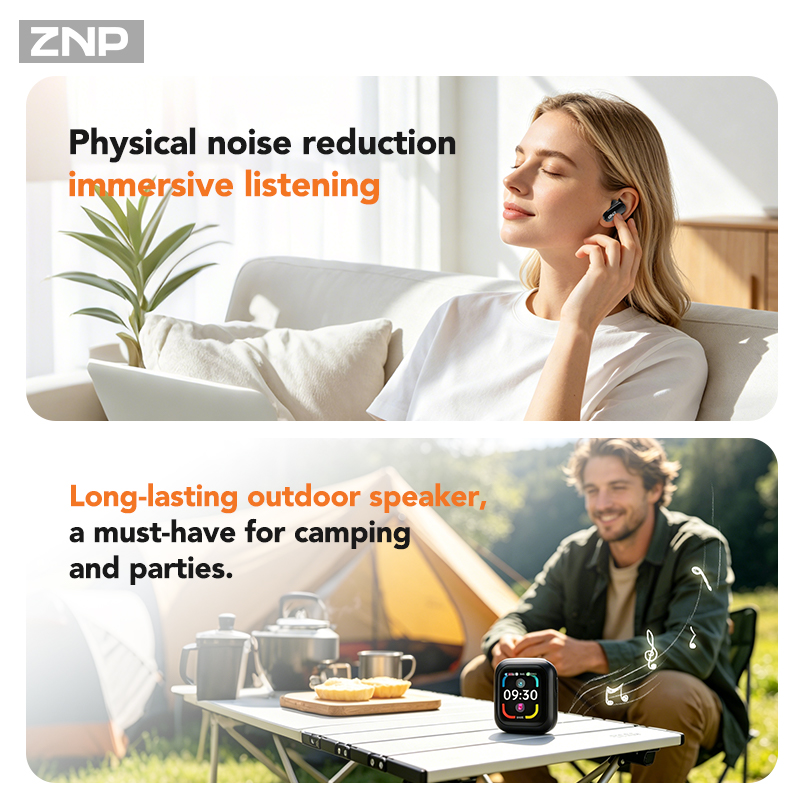 سماعات أذن لاسلكية ZNP N04 TWS - مراجعة Headphones وسعره
