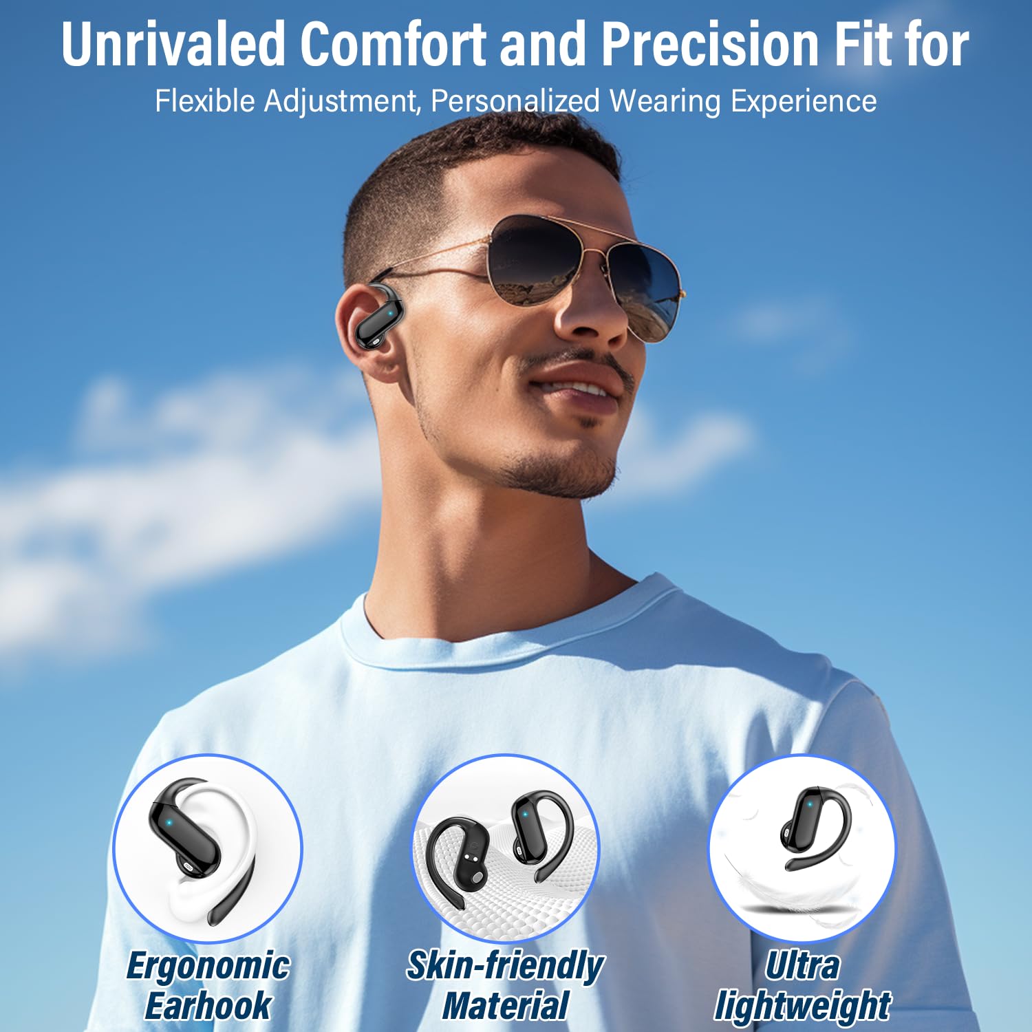 سماعات أذن مفتوحة 2026 بتقنية  - مراجعة Type C Wired Earphones With Mic وسعره