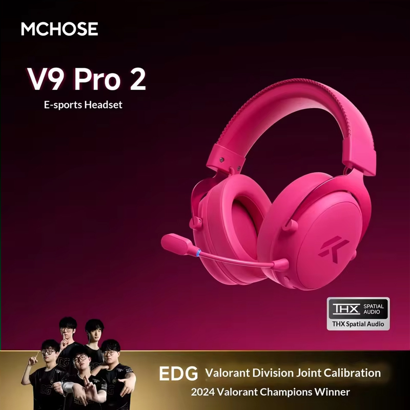 سماعة ألعاب لاسلكية MCHOSE V9  - مراجعة Anc Wireless Over Ear Headphones وسعره
